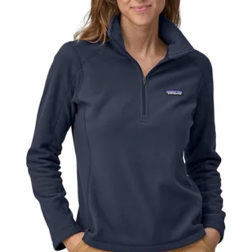 Patagonia Dark Blue 1/2 Zip Fleece Pullover